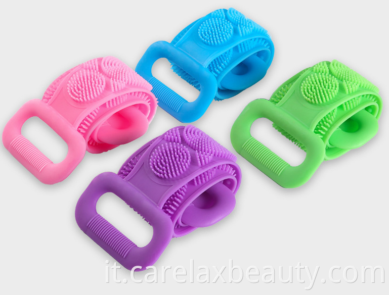 Cinghia da bagno in silicone cinghia silicone spazzola da bagno silicone